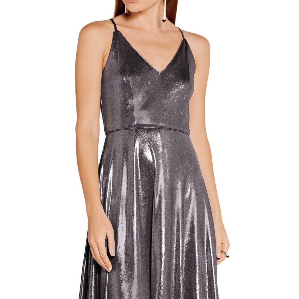 Halston Heritage lame dress